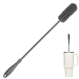 ddLUCK Flaschenbürste Silikon Lang,40cm Flasche Flaschenreiniger, Kratzerfreier...