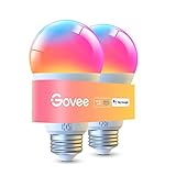 Govee Smart Glühbirne E27, 1000LM RGBWW Led Lamp App dimmbar, Wi-Fi & Bluetooth...