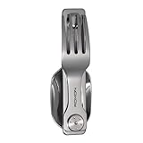 Roxon C2 Campingbesteck, 2 in 1 abnehmbares, faltbares Besteck mit Gabel und...