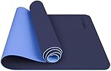 TOPLUS Gymnastikmatte, Yogamatte Yogamatte Gepolstert & rutschfest für Fitness...