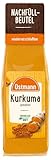 Ostmann Gewürze - Kurkuma gemahlen | Goldgelbe Farbe für Curry- und...