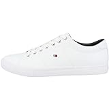 Tommy Hilfiger Herren Cupsole Sneaker Essential Leather Schuhe, Weiß (White),...