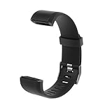 Armband Armband Uhr Ersatzarmband Silikon Uhrenarmband Kompatibel mit ID115 Plus...