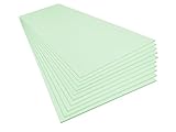 Styrodur 1,0 cm x 56 cm x 117 cm 10 Dämmplatten geeignet zur Badsanierung...