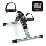 Pedaltrainer für Senioren, Heimtrainer mit LCD-Display Einstellbarem Widerstand...