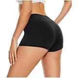 DDOBB Radlerhose Damen Kurz Shorts Unter Kleid High Waist Sportshorts Bauchweg...