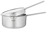 Tefal H85222 Nordica Stielkasserolle 16 cm mit Deckel | Doppelgriffe |...