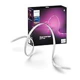Philips Hue Indoor 5m Smart LED Solo Lightstrip Basis-Set, 1er-Pack, indirekte...