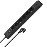 Brennenstuhl Steckdosenleiste 6-Fach mit USB und Überspannungsschutz...