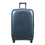 Samsonite Attrix - Spinner L, Koffer, 75 cm, 97 L, Blau (Stahlblau)