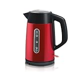 Bosch kabelloser Wasserkocher DesignLine TWK4P434, Ausgießen ohne Spritzer,...