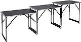 Meister Multifunktionstisch 3-teilig - 30 kg Tragkraft je Tisch (100 x 60 cm) -...