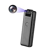 HopeGem Tragbare Mini Full HD 1080P Kamera – 180° Flip Camera Nachtsicht -...