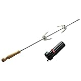 Barbecook Grilldrehspieß mit Motor für Holzkohlegrill 60cm geeignet für den...