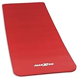 MAXXIVA Gymnastikmatte Rot Fitnessmatte Yogamatte 190x60x1,5 cm Schadstofffrei...
