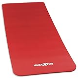 MAXXIVA Gymnastikmatte Rot Fitnessmatte Yogamatte 190x60x1,5 cm Schadstofffrei...