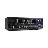 auna AMP 3800 BT 5.0 - Amplifier HiFi-Verstärker, 2 x 120 Watt + 3 x 50 Watt...