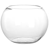 Veemoon Glas Vase Kugel Glas Fischschale Aquarium Kugel Fischglas Klare Vase...