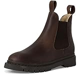 Tamaris Damen Warmfutter Stiefel Leder Blockabsatz Wechselfußbett; BROWN, EU 39