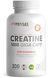 Creatin 5000 Giga Caps - 5000 mg Creatin pro Tag - hochdosierte Creatin-Kapseln...
