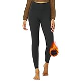 DDOBB Thermo Leggings Damen Gefüttert High Waist Thermoleggins Lang Mit...