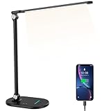 Boronasd Schreibtischlampe LED Tischlampe Desk Lamp-Schreibtisch Lampe Tisch mit...