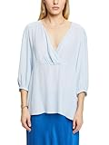ESPRIT Damen 024ee1f318 Bluse, 440/Light Blue, Large
