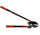 Garten Primus Astschere, Astamboss - Ratschenschere, schwarz / orange, 67 x 28 x...