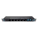 Infitronic - INSV1009A-19 Zoll Steckdosenleiste Stromverteiler 1 HE 14fach + 1x...
