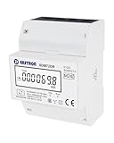 SDM72DR Drei-Phasen-Elektro-Energiezähler, 100 Ampere kWh...