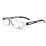 KoKoBin Rahmenlose Lesebrille Sehhilfe mit Blaulichtflilter Anti Blaulicht...