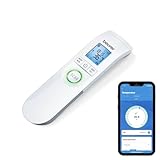 Beurer FT 95 Bluetooth, kontaktloses Infrarot-Fieberthermometer mit innovativer...