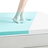 ROYGBIV Topper 90x200cm– Matratzen Topper mit H2/H3 Härte, Gel Topper für...