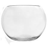 Annastore 1 x Kugelvase aus Glas - Vase rund in Kugelform - Tischvase -...