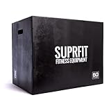 SUPRFIT Baltrun Plyo Box Holz – stabile Sprungbox für plyometrisches Training...