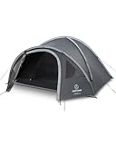 JUSTCAMP Scott Campingzelt für 4 Personen, leicht, stabil, wasserdicht -...