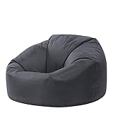 Bean Bag Bazaar Klassischer Sitzsack, Anthrazitgrau, Sitzsack für Erwachsene...