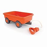 Green Toys 8601227, Spielzeug Bollerwagen zum Nachziehen, Indoor Outdoor...