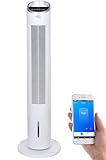 Sichler Haushaltsgeräte Turmluftkühler: 3in1-WLAN-Luftkühler mit App, für...