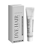 Grau Silber Haarfarbe 100ml, Sofort Haarfärbecreme, Silbergraue Natürliche...