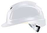 Uvex Pheos B-WR Schutzhelm - Belüfteter Arbeitshelm für die Baustelle - Weiß...