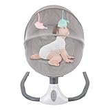 Babywippe Elektrisch,Baby Schaukel mit 12 Musik,USB Bluetooth Elektrisch Musik...