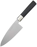 KAI Wasabi Black Deba 15,0 cm Klingenlänge - rostfreier 6A/1K6 Edelstahl...