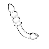 Roluck Glasdildo Doppelkopf Analkugeln Pleasure Wand für Männer Frauen...