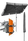 4smile Sonnenschirm Balkon SunnyShade - Sonnenschutz Balkon 3-in-1 SET,...