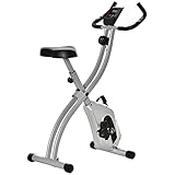 HOMCOM Heimtrainer X-Bike Fahrradtrainer mit 8 stufig einstellbarem...