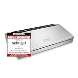 CASO GourmetVAC 280 - Vakuumierer, Testurteil Sehr Gut, doppelte Schweißnaht -...