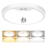 Oumida LED Deckenleuchte mit Bewegungsmelder, 18W Deckenlampe Bewegungssensor...