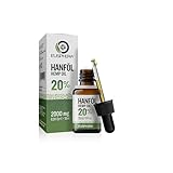 EUSPHERA - Premium Hanföl 20% – 2000mg zertifiziertes Hanföl –...