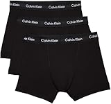 Calvin Klein Herren - 3er-Pack mittlere Taille Hüft-Shorts - Cotton Stretch,...